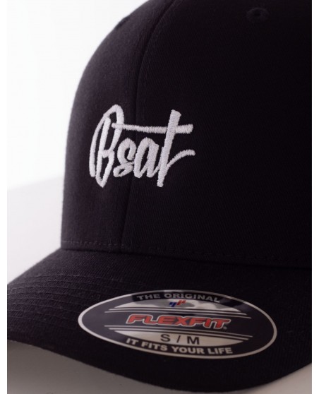 BSAT Bronx Embroidery Cap Shape Black