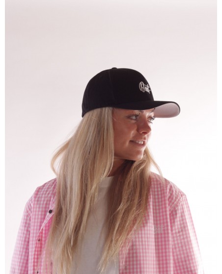 BSAT Bronx Embroidery Cap Shape Black