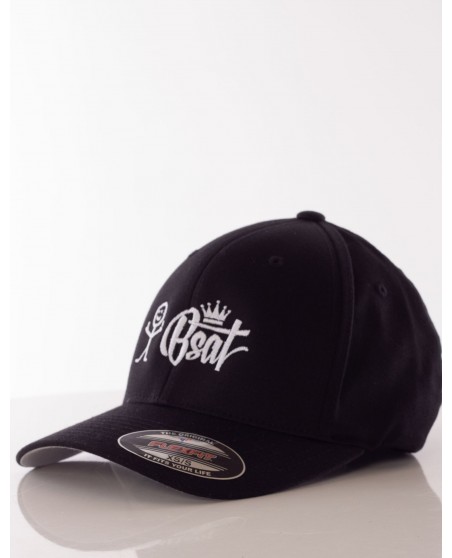 BSAT Stickman Embroidery Cap Shape Black