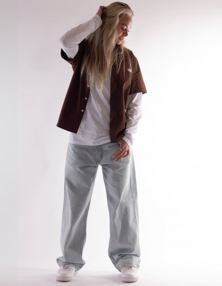 BSAT Studio Short Sleeve Shirt – Solid Brown