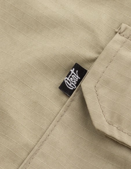BSAT Light Weight Regular Fit Cargo Pants Beige *Stretch Waist™*