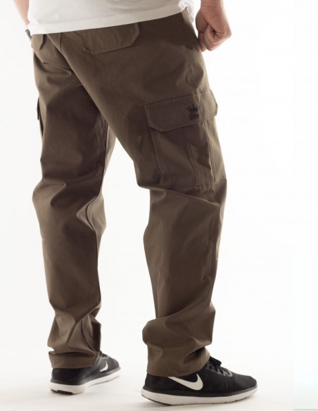 BSAT Heavy Weight Regular Fit Cargo Pants Tarmac Grey *Stretch Waist™*