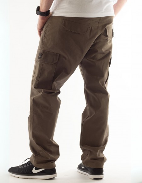 BSAT Heavy Weight Regular Fit Cargo Pants Tarmac Grey *Stretch Waist™*