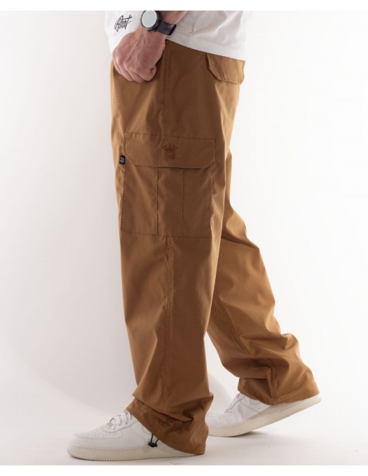 BSAT Baggy Combat Cargo Pants Khaki...