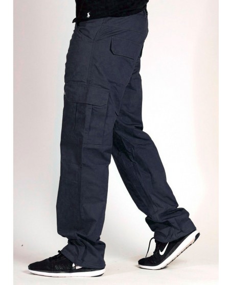 BSAT Combat Cargo Pants Regular Fit Navy Blue