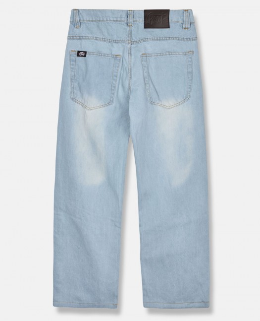 BSAT Bronx Baggy Jeans Sky Blue Washed