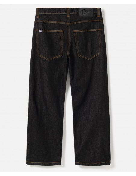 BSAT Bronx Baggy Jeans Plain Black