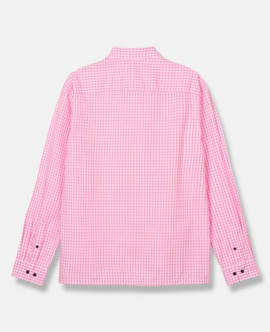 BSAT Studio Shirt – Micro Check Pink