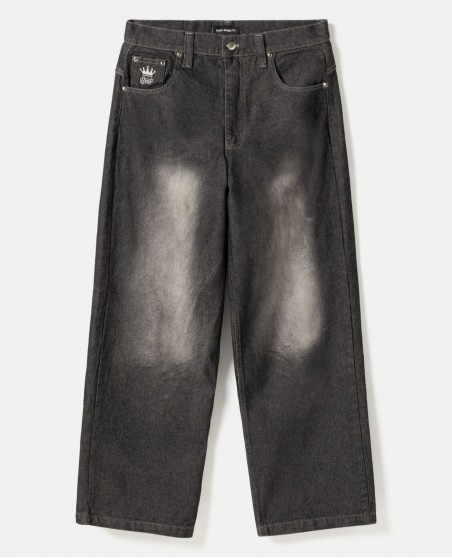 BSAT Super Baggy Trevor Black Washed Denim Jeans