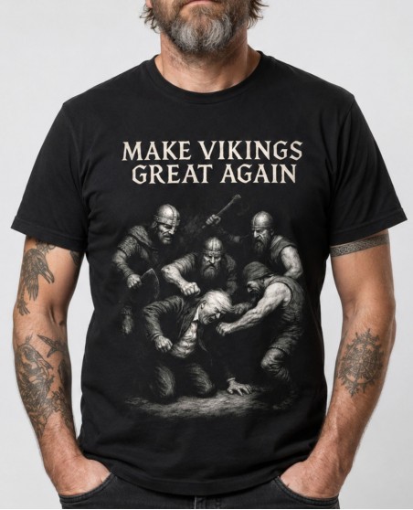 Nordic Worlds Make Vikings Great Again Get Lost T-shirt