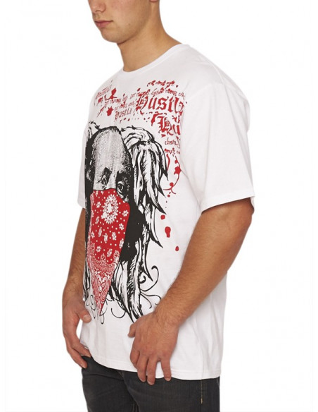 Townz T-shirt Hustla White Red