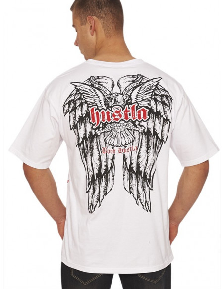 Townz T-shirt Hustla White Red