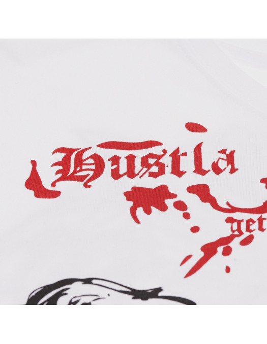 Townz T-shirt Hustla White Red