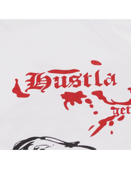Townz T-shirt Hustla White Red