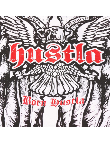 Townz T-shirt Hustla White Red