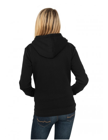 Urban Classics Ladies Zip Hoody black