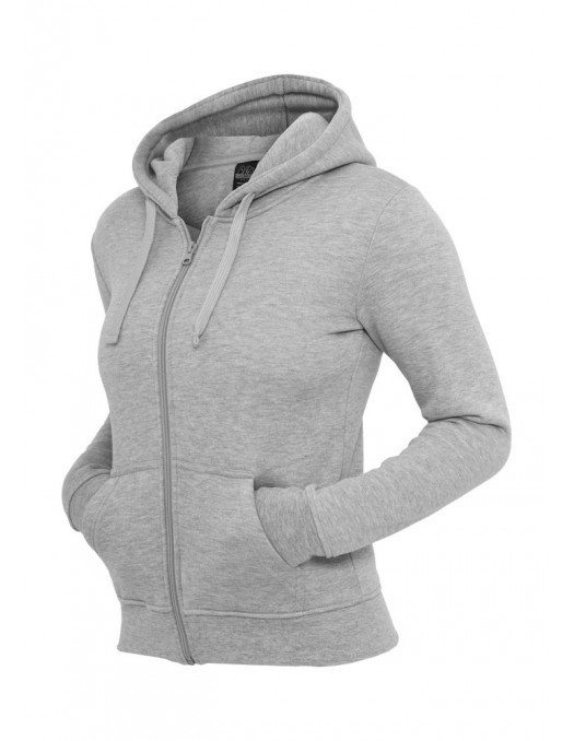 Urban Classics Ladies Zip Hoody grey