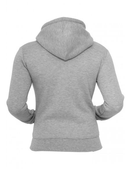 Urban Classics Ladies Zip Hoody grey