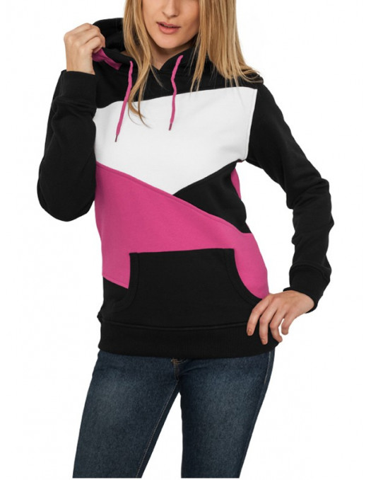 Urban Classics Ladies Zig Zag Hoody...