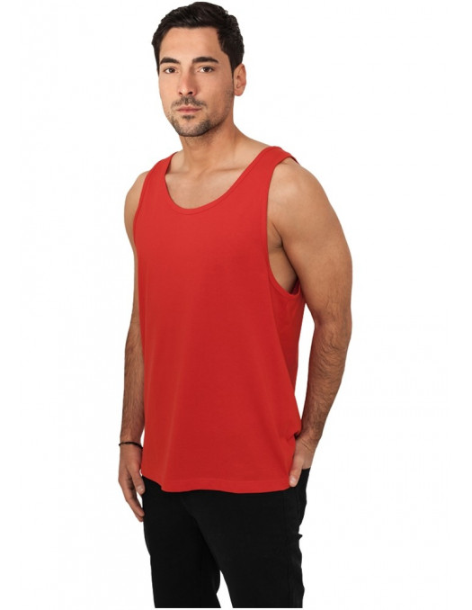 Urban Classics Jersey Big Tank red