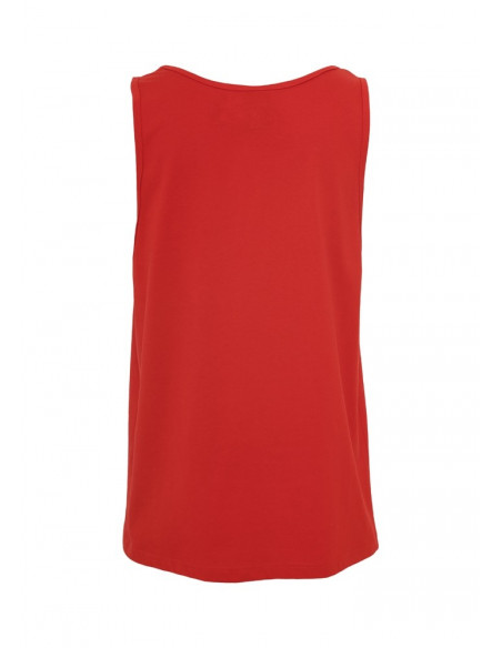 Urban Classics Jersey Big Tank red