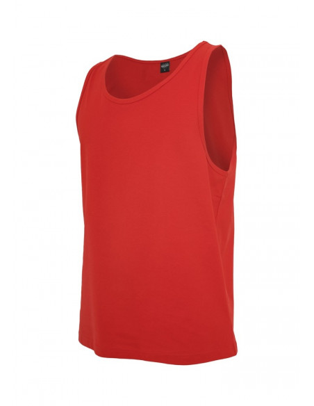 Urban Classics Jersey Big Tank red