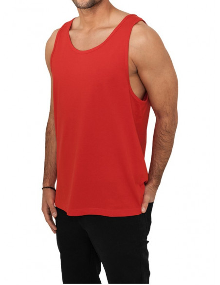 Urban Classics Jersey Big Tank red