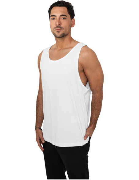 Urban Classics Jersey Big Tank white
