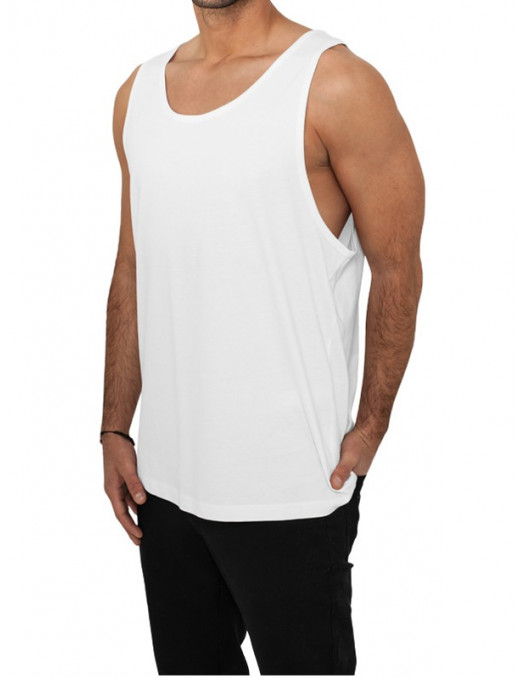 Urban Classics Jersey Big Tank white