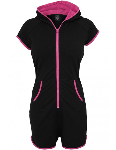 Urban Classics Ladies Hot Jumpsuit blk/fuc