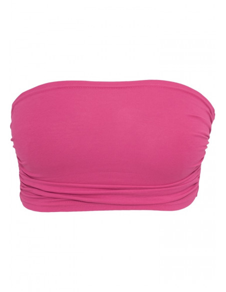 Urban Classics Ladies Bandeau Top fuchsia