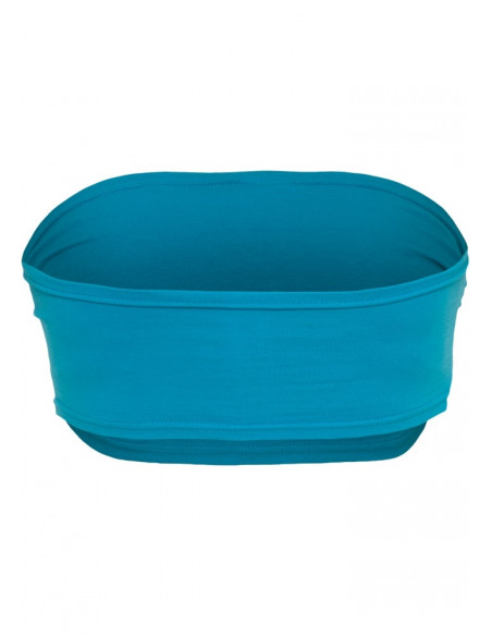 Urban Classics Ladies Bandeau Top turquoise