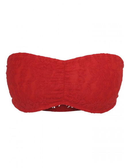 Urban Classics Ladies Laces Bandeau red