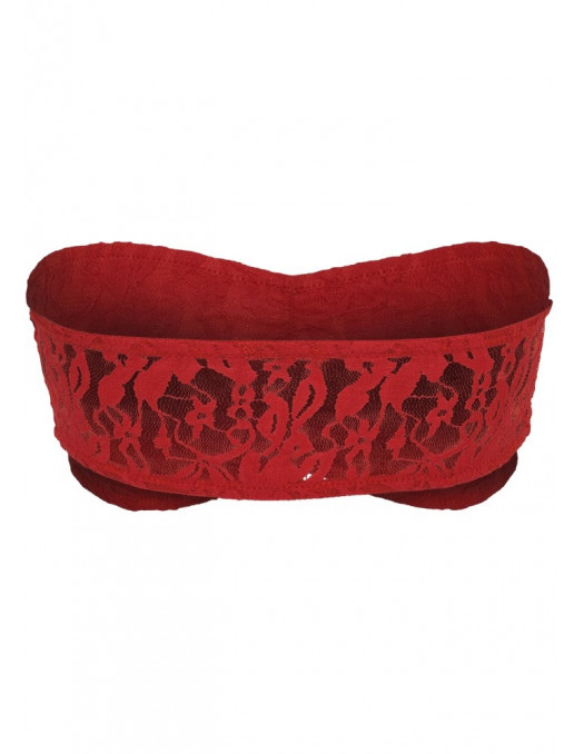 Urban Classics Ladies Laces Bandeau red