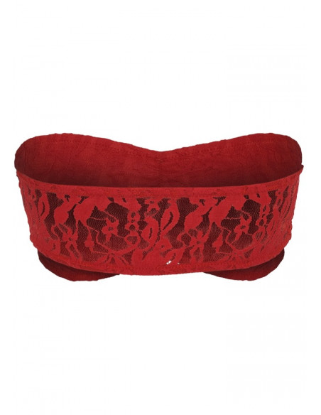 Urban Classics Ladies Laces Bandeau red
