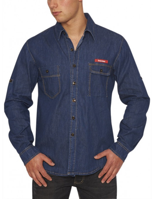 Escobar Shirt Denim Dark