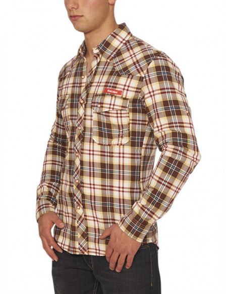 Escobar Shirt Plaid Brown