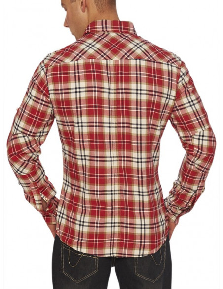 Escobar Shirt Plaid Red