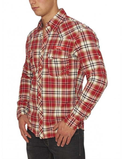 Escobar Shirt Plaid Red