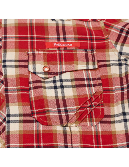 Escobar Shirt Plaid Red