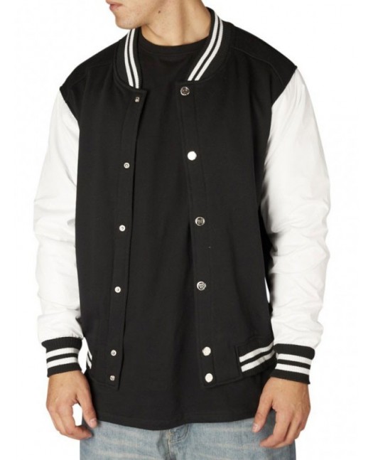 Townz College Jacket Black
