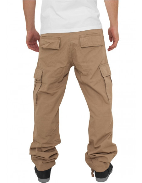 Urban Camouflage Cargo Pants Beige
