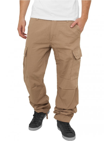Urban Camouflage Cargo Pants Beige