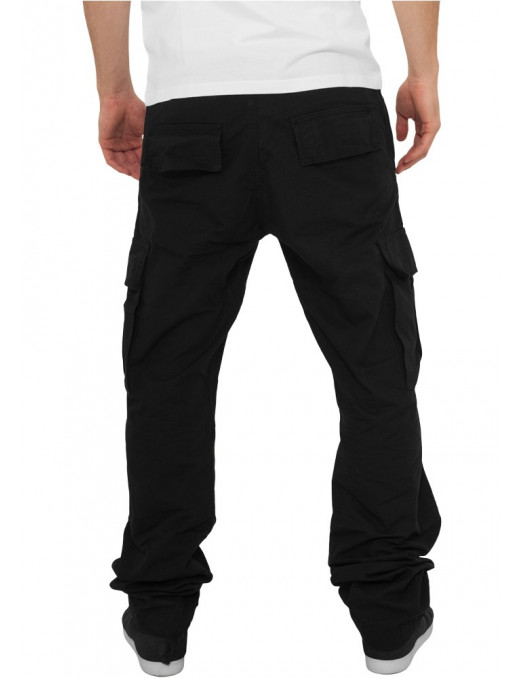 Urban Camouflage Cargo Pants Black