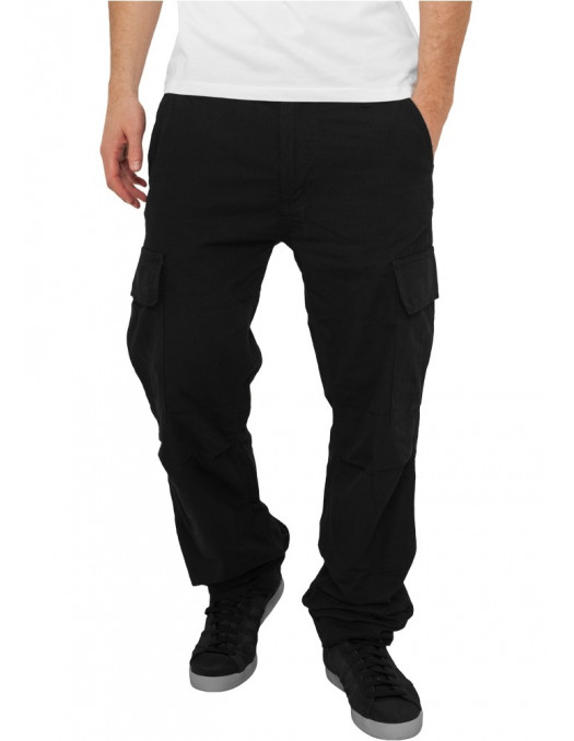 Urban Camouflage Cargo Pants Black
