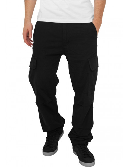 Urban Camouflage Cargo Pants Black