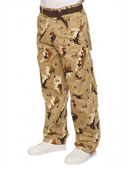 Access Loose Fit Premium Cargo Khaki w belt