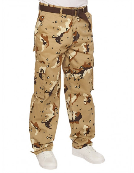 Access Loose Fit Premium Cargo Khaki w belt