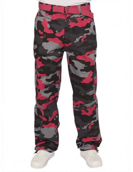 Access Loose Fit Premium Cargo Fuchsia w belt