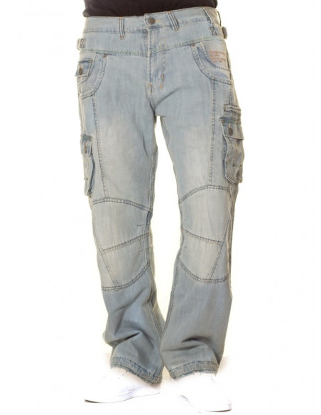 Brooklyn Mint Conflict Cargo Combat Light jeans